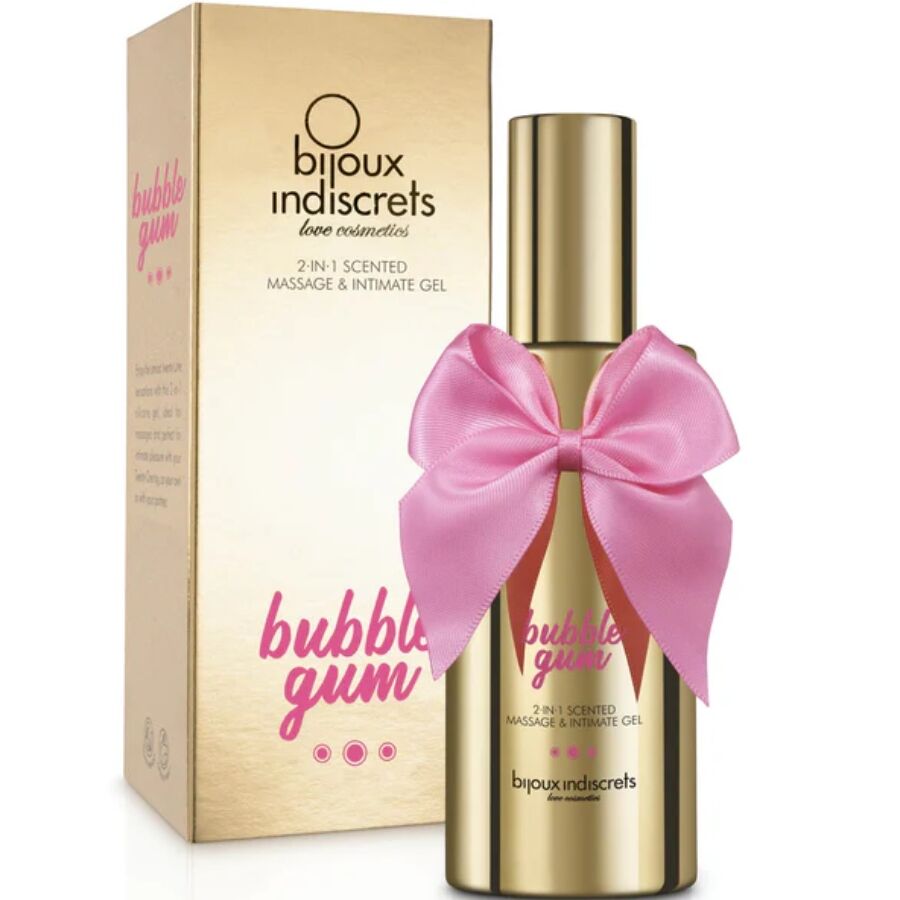 BIJOUX - BUBBLE GUM GEL DE MASAJE ÍNTIMO PERFUMADO 100 ML