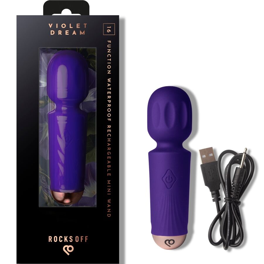 ROCKS-OFF - MINI WAND RECARGABLE 16 FUNCIONES