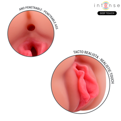 INTENSE DEEP TOUCH - RILEY MASTURBADOR DUPLO BOCA & V vagina