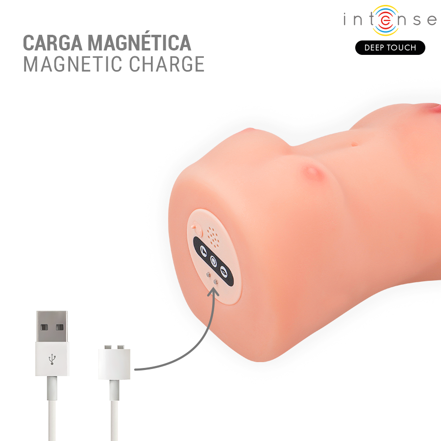 TOQUE PROFUNDO INTENSO - CATHERINE MASTURBADOR COM VOZ VIBRADOR E SUCÇÃO
