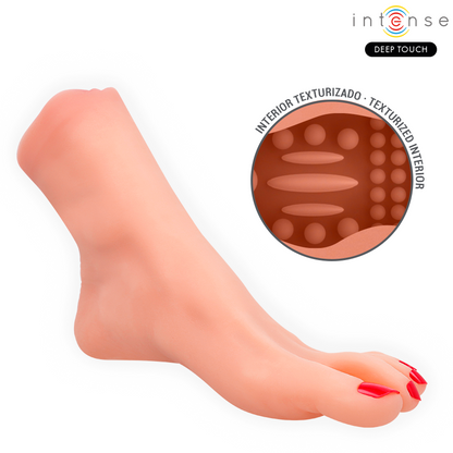 INTENSE DEEP TOUCH - GABBIE MASTUBADOR DE DOS PIEZAS EN FORMA DE PIE