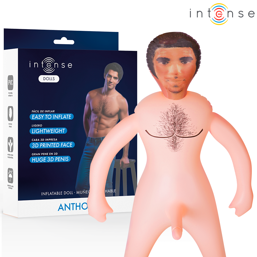 INTENSE DOLLS - ANTHONY MUÑECO HINCHABLE PENE 3D