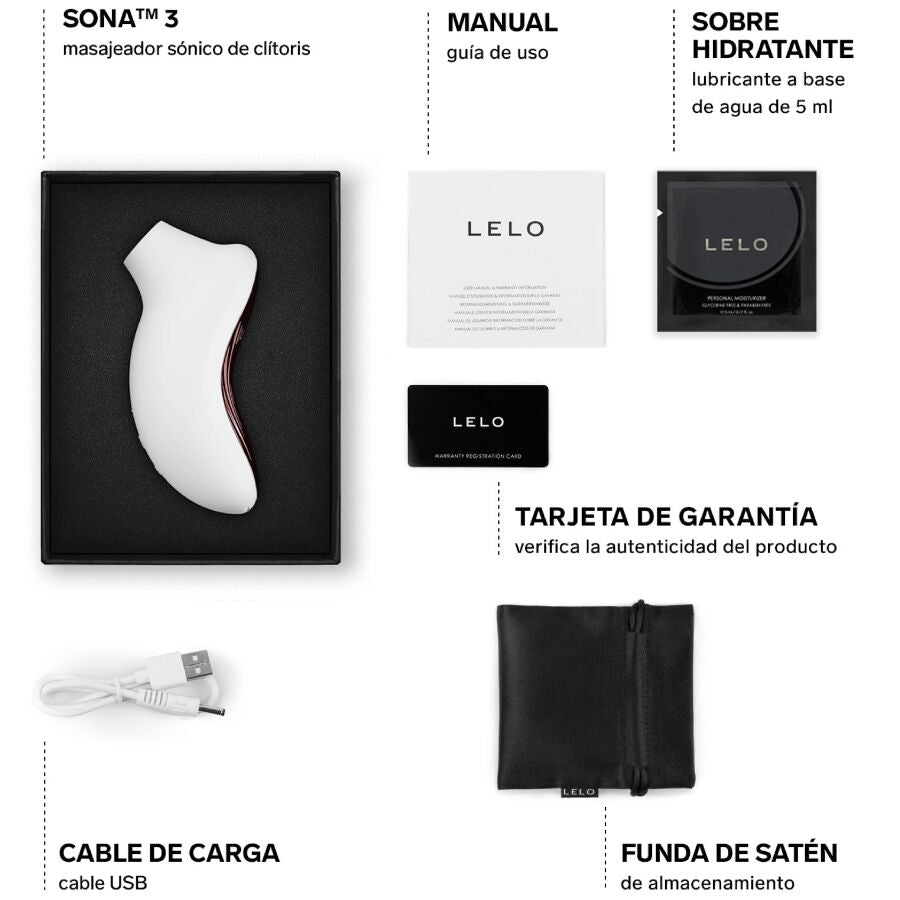 LELO - SONA 3 MASAJEADOR SÓNICO DE CLÍTORIS