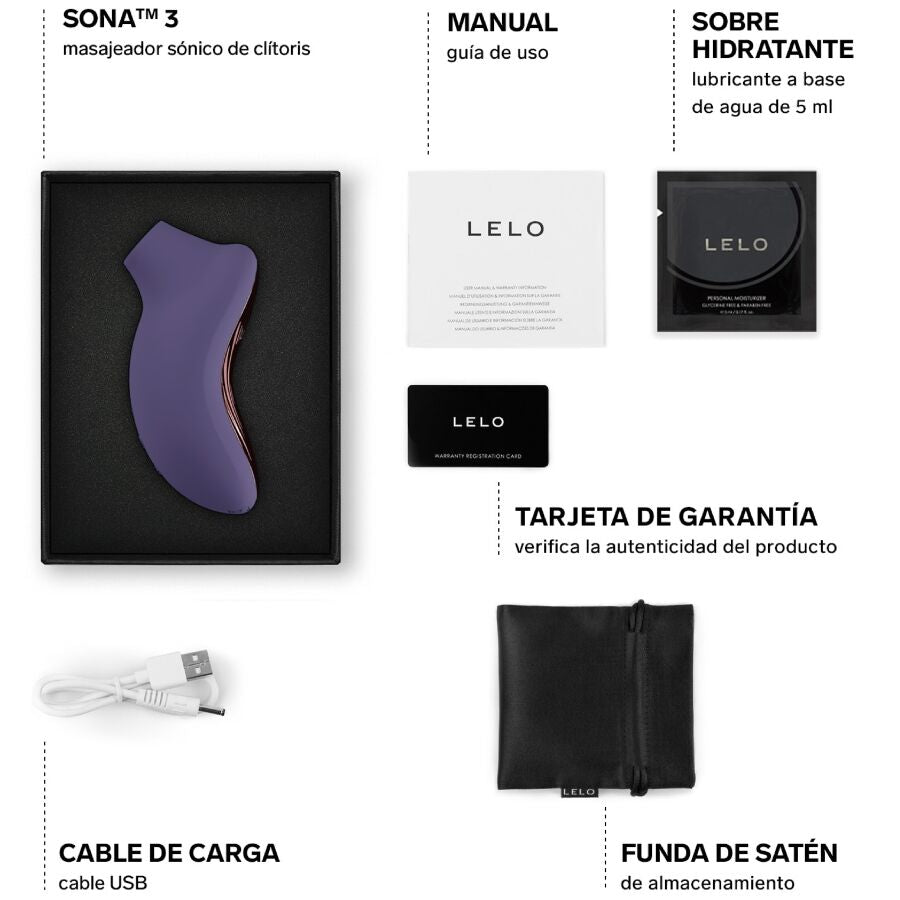 LELO - SONA 3 MASAJEADOR SÓNICO DE CLÍTORIS