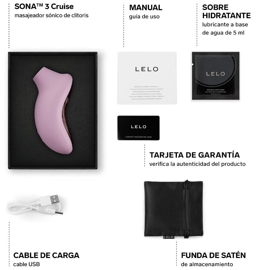 LELO - SONA 3 CRUISE MASAJEADOR SÓNICO DE CLÍTORIS