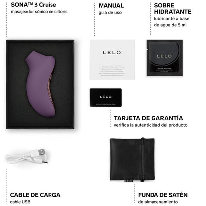 LELO - SONA 3 CRUISE MASAJEADOR SÓNICO DE CLÍTORIS