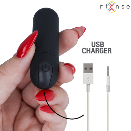 INTENSE - KAREN MINI BALA VIBRADORA 10 MODOS RECARGABLE