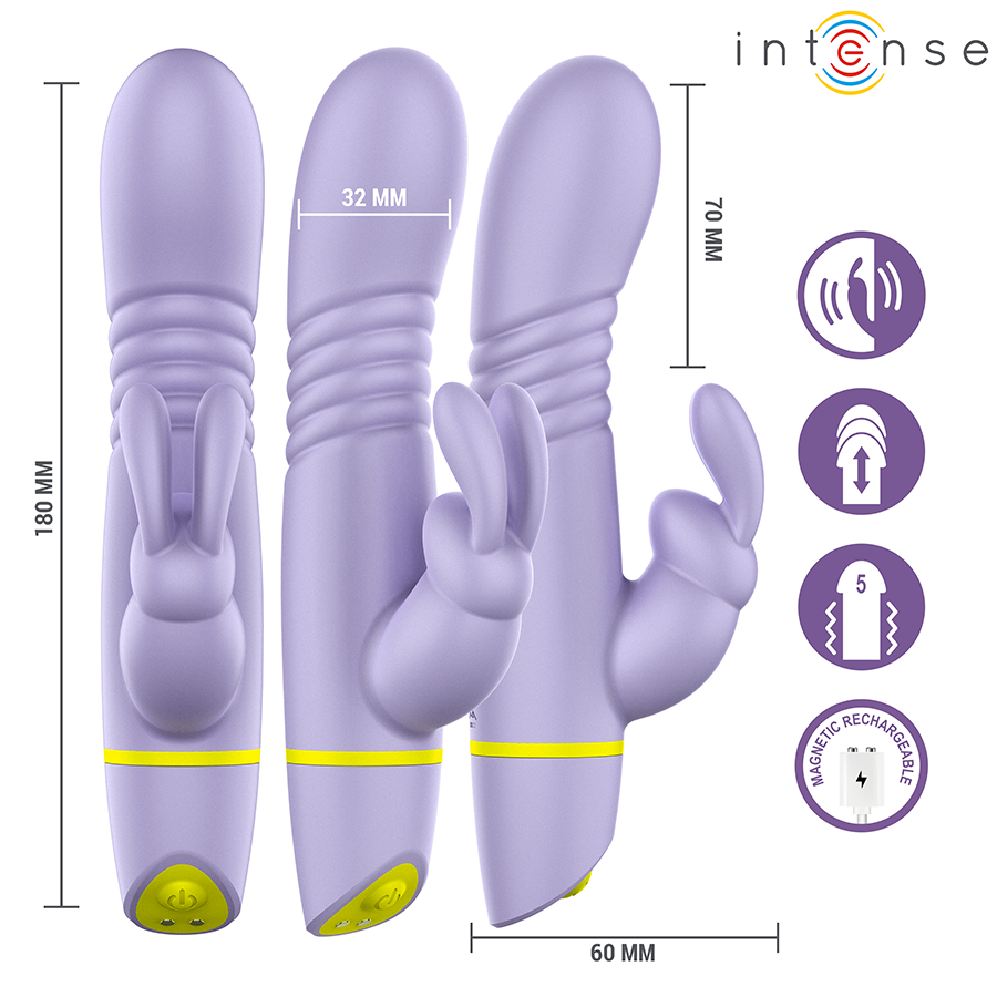 INTENSE - HELEN ESTIMULADOR RABBIT & VIBRADOR THRUSTING