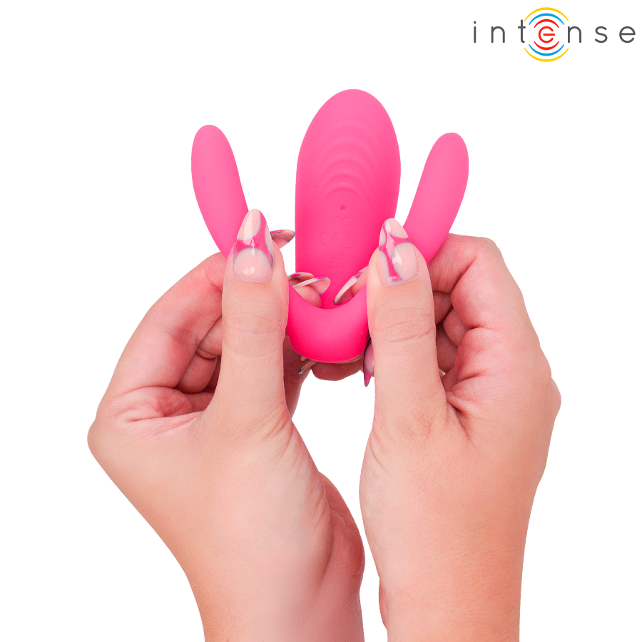 INTENSE - JULIA VIBRADOR E ESTIMULADOR CLITORIANO CONTROLO REMOTO