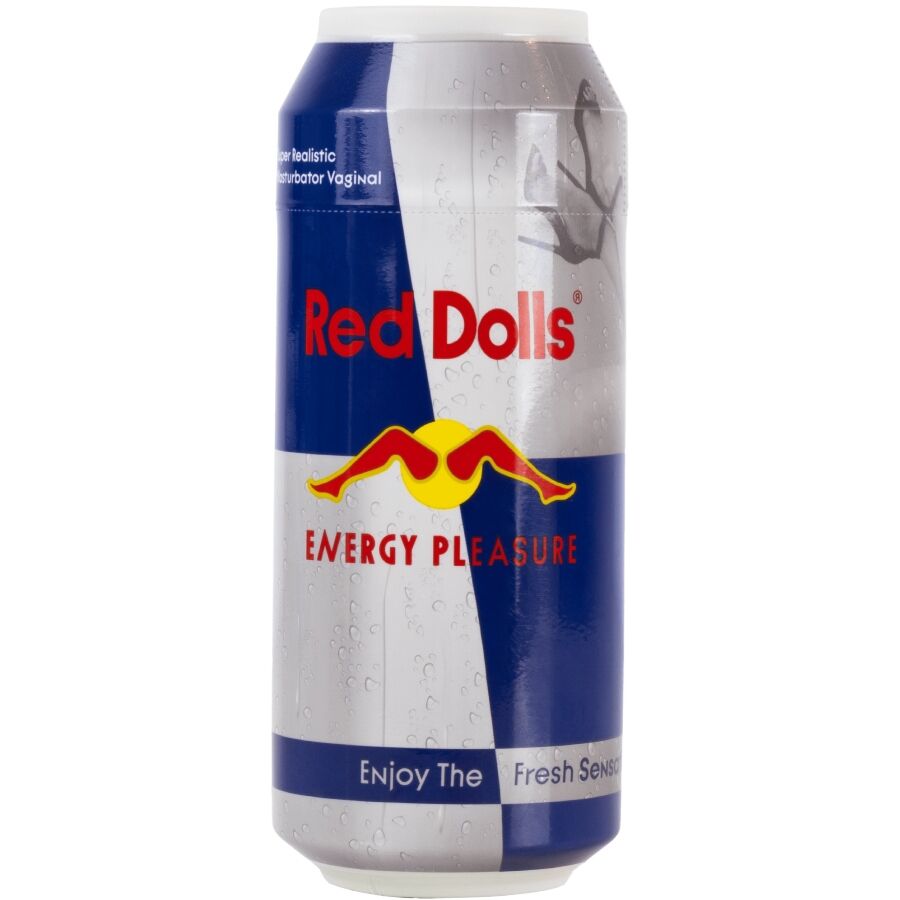 ALIVE - RED DOLL MASTURBADOR MASCULINO VAGINA LATA BEBIDA ENERGÉTICA