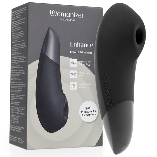 WOMANIZER - ENHANCE BLACK CLITORAL STIMULATOR