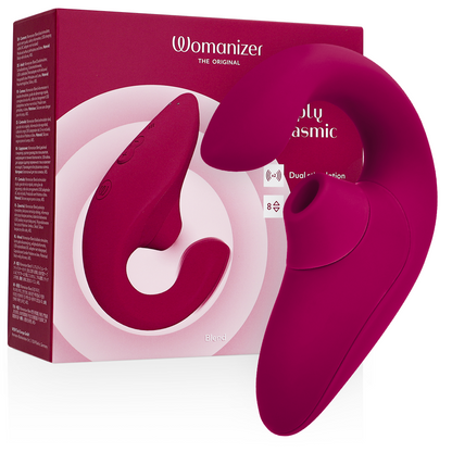 WOMANIZER - BLEND ESTIMULADOR VIBRADOR RABBIT FUCSIA
