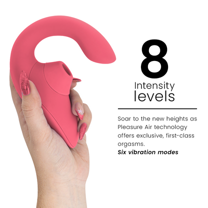 WOMANIZER - BLEND ESTIMULADOR VIBRADOR RABBIT COR-DE-ROSA