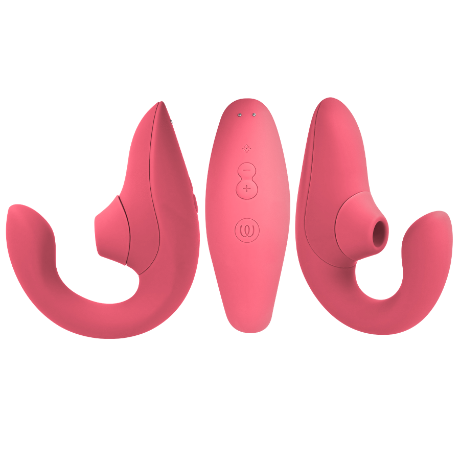 WOMANIZER - BLEND ESTIMULADOR VIBRADOR RABBIT COR-DE-ROSA