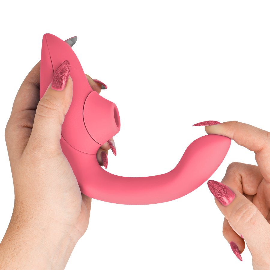 WOMANIZER - BLEND ESTIMULADOR VIBRADOR RABBIT COR-DE-ROSA