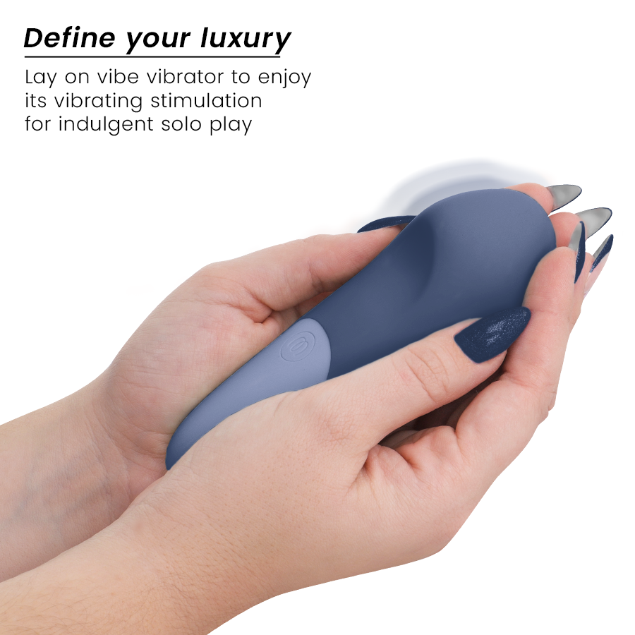 WOMANIZER - VIBE VIBRADOR LAY-ON SILENCIOSO AZUL-ESCURO