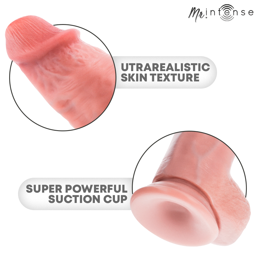 MR INTENSE - SPENCER MÉDIO DILDO SILICONE 23 CM -Ø- 5,7 CM