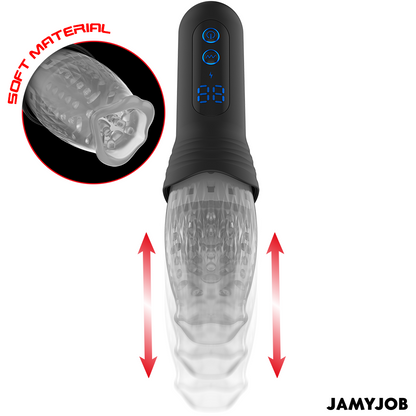 JAMYJOB - BLOW-R MASTURBADOR CON THRUSTING Y ROTACIÓN