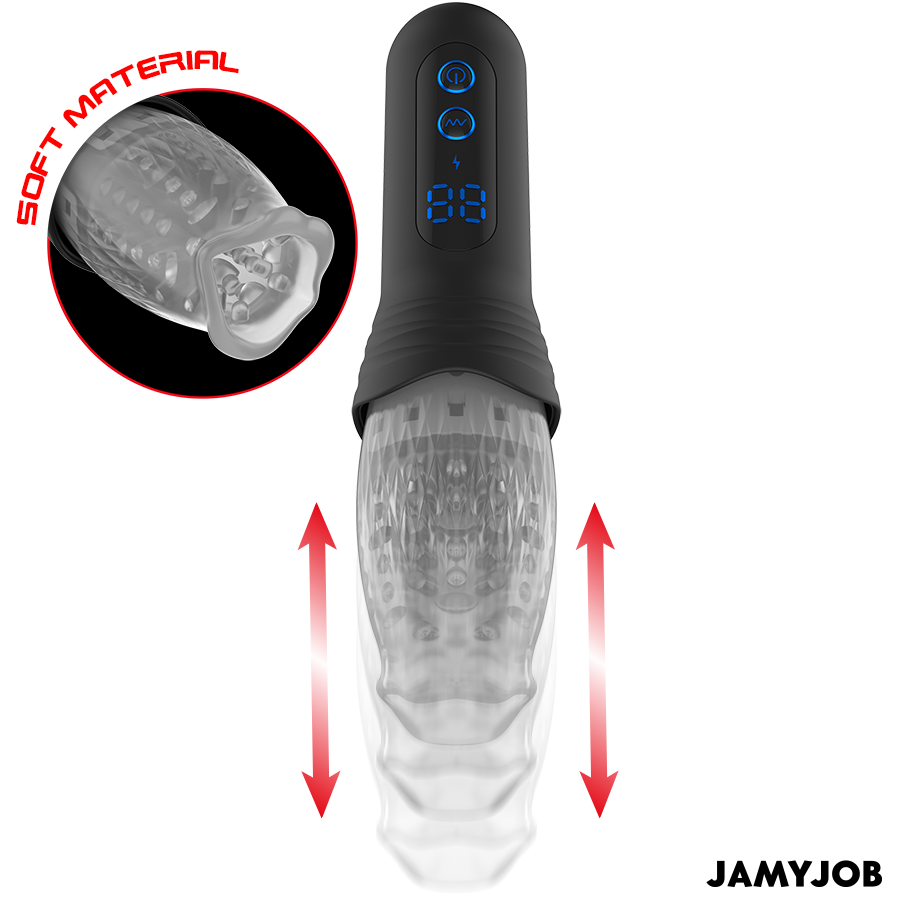 JAMYJOB - BLOW-R MASTURBADOR CON THRUSTING Y ROTACIÓN
