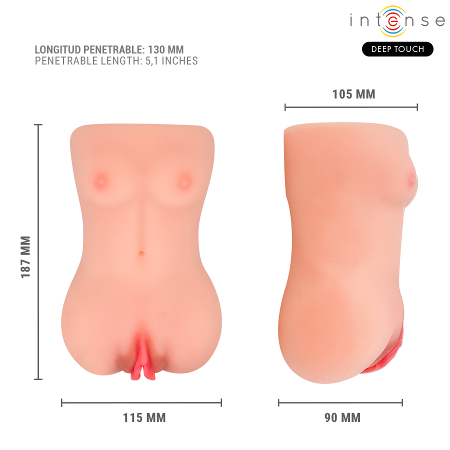 TOQUE PROFUNDO INTENSO - CATHERINE MASTURBADOR COM VOZ VIBRADOR E SUCÇÃO
