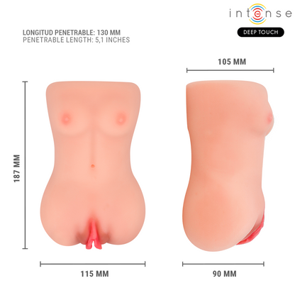 TOQUE PROFUNDO INTENSO - CATHERINE MASTURBADOR COM VOZ VIBRADOR E SUCÇÃO
