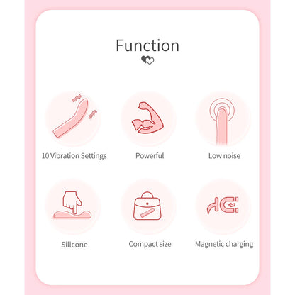 PRETTY LOVE - KISELL VIBRADOR PUNTO G ROSA