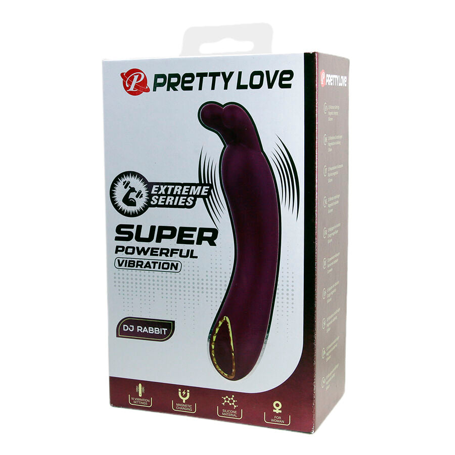 PRETTY LOVE - DJ RABBIT VIBRADOR PUNTO G MORADO