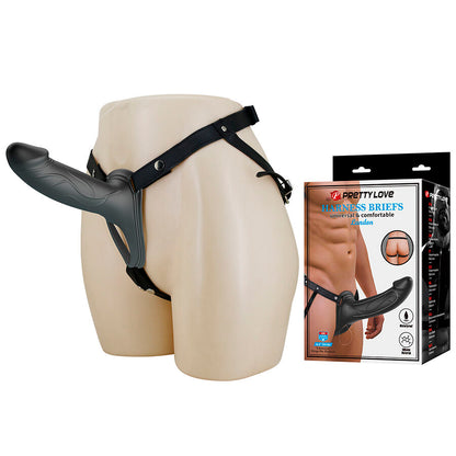 PRETTY LOVE - LANDON STRAP-ON CON VIBRACIÓN NEGRO