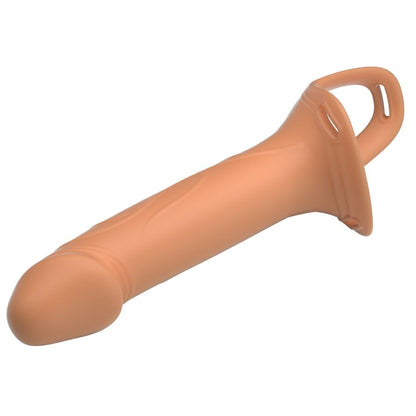 PRETTY LOVE - LANDON HARNESS BRIEFS ARNÊS UNIVERSAL COM DILDO OCO DE SILICONE 16,8 CM NATURAL