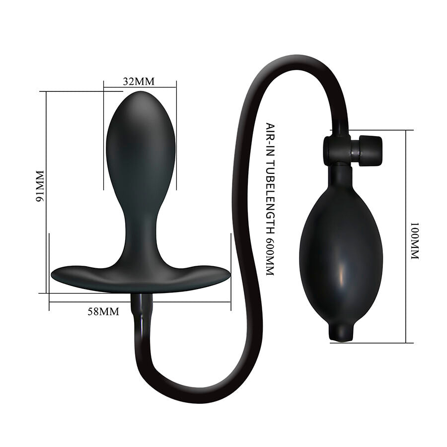 MR PLAY - ADJUSTABLE INFLATABLE BUTT PLUG