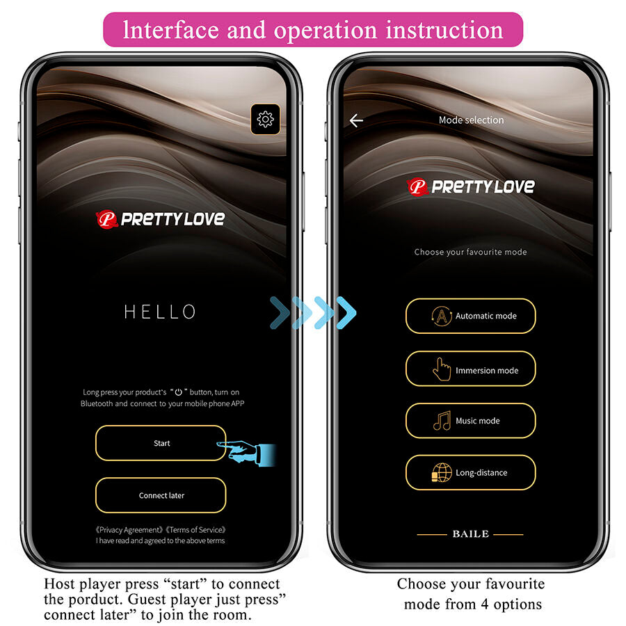 PRETTY LOVE - DORA VIBRADOR INVISIBLE CON APP GRATUITA
