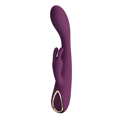 PRETTY LOVE - EMMA VIBRADOR CON ESTIMULADOR RABBIT MORADO