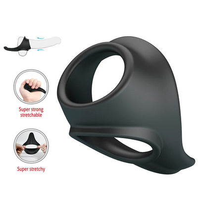 CRAZY BULL - ZADOK ANILLO ERGONÓMICO CON ESTIMULADOR DE PERINÉ
