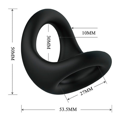 CRAZY BULL - NESTOR ANILLO ERGONÓMICO PARA PENE Y TESTÍCULOS