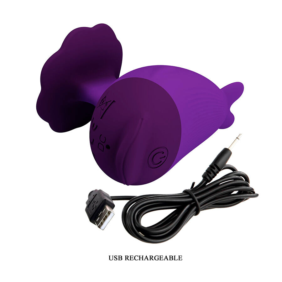 PRETTY LOVE - DOLPHIN MINI VIBRADOR CON SUJECIÓN