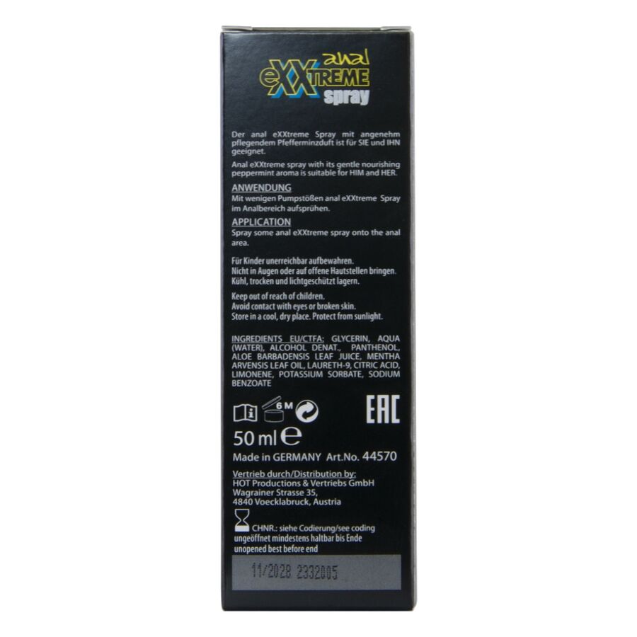HOT - EXXTREME SPRAY ANAL 50 ML