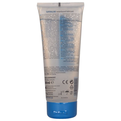 HOT - SUPERGLIDE LIQUID PLEASURE LUBRIFICANTE BASE ÁGUA 200 ML