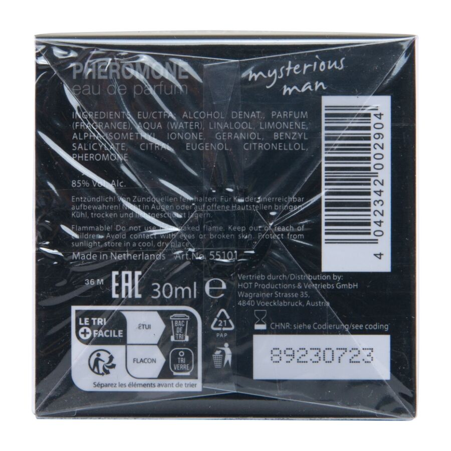 HOT - LONDON MYSTERIOUS PERFUME WITH PHEROMONES FOR MEN 30 ML