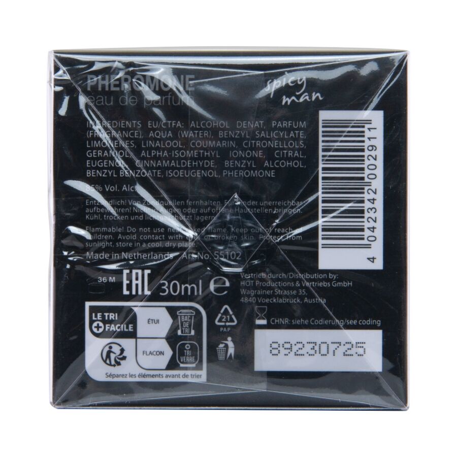 HOT - PERFUME COM FEROMONAS MIAMI SPICY HOMEM 30 ML