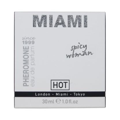 HOT - PERFUME CON FEROMONAS MIAMI SPICY MUJER 30 ML