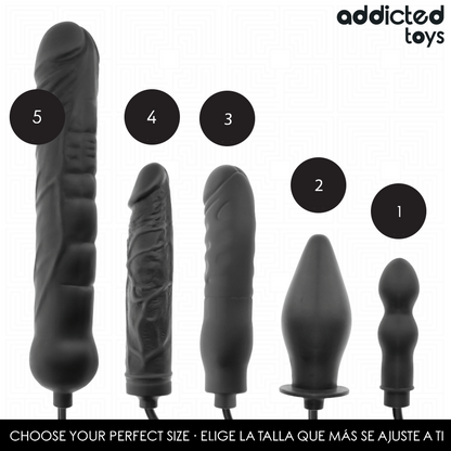 ADDICTED TOYS - PLUG ANAL DOBLE INFLABLE MODELO 1