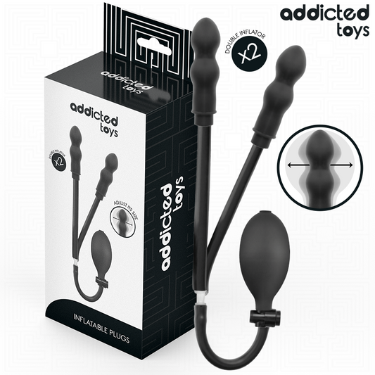 ADDICTED TOYS - PLUG ANAL DOBLE INFLABLE MODELO 1