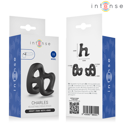 INTENSE - CHARLES ANILLO AJUSTABLE MODELO 11