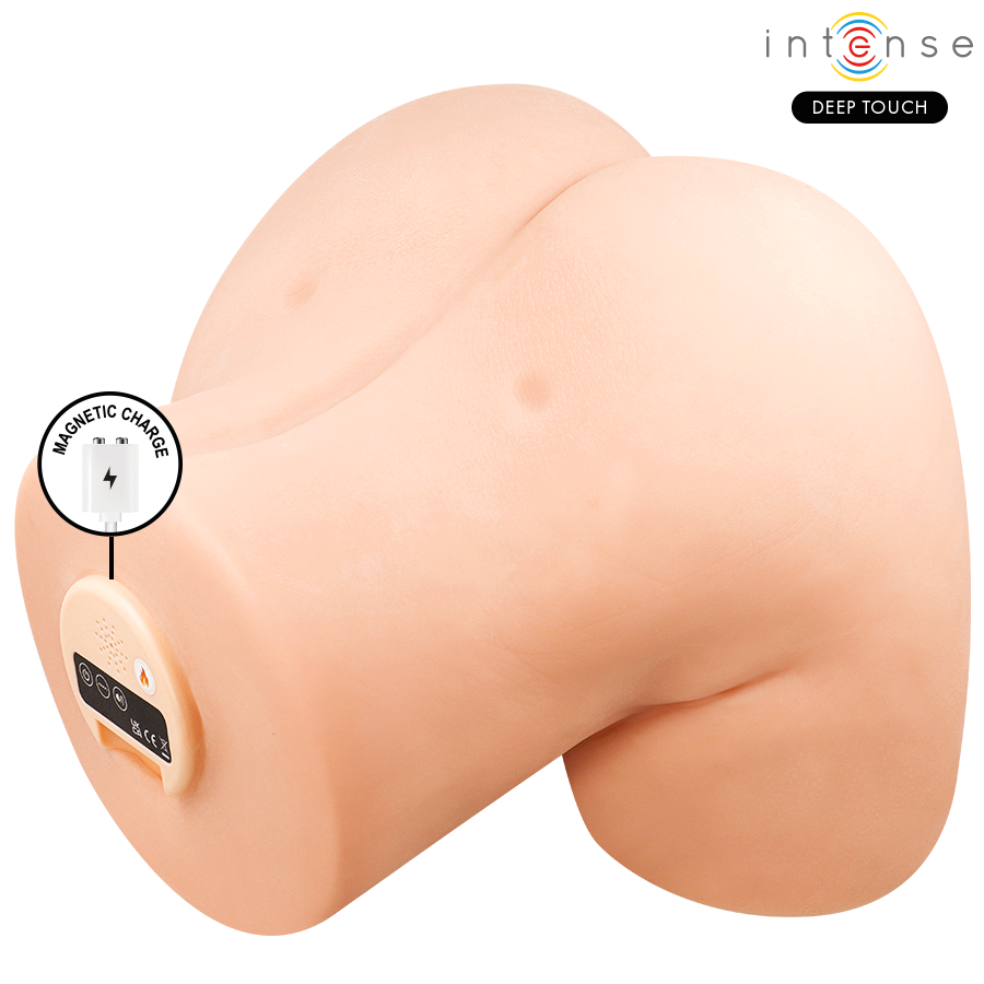 INTENSE DEEP TOUCH - JULIA MASTURBADOR VAGINA CON EFECTO SUCCIÓN, CALOR, VIBRACIÓN Y VOZ CON CONTROL REMOTO 9 KG