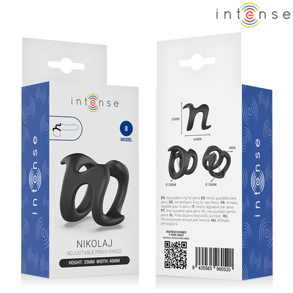 INTENSE - NIKOLAJ ANILLO AJUSTABLE MODELO 8