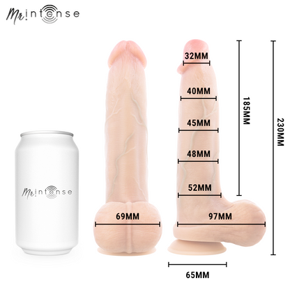 MR INTENSE - BRUCE L DILDO SILICONA 23 CM -Ø- 5.2 CM