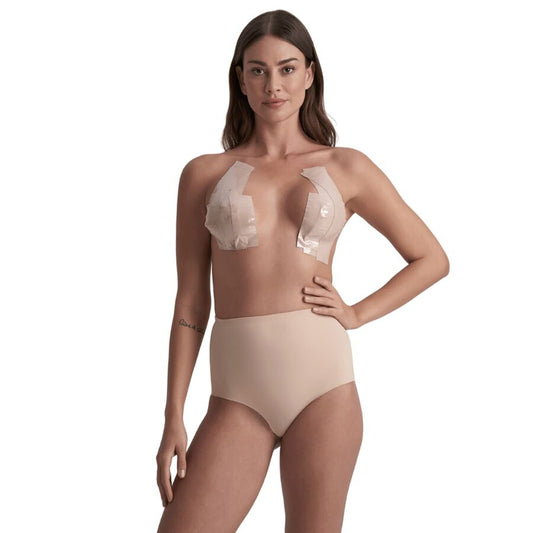 BYE-BRA - BODY TAPE DOUBLE SIDED CINTA DE DOBLE CARA BEIGE ÚNICA 5 x 500 CM