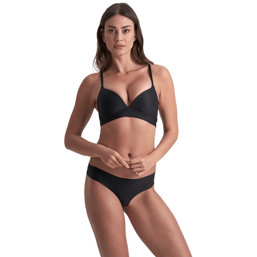 BYE-BRA - PACK 2 TANGAS INVISIBLES BEIGE Y