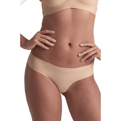 BYE-BRA - PACK 2 TANGAS INVISIBLES BEIGE Y
