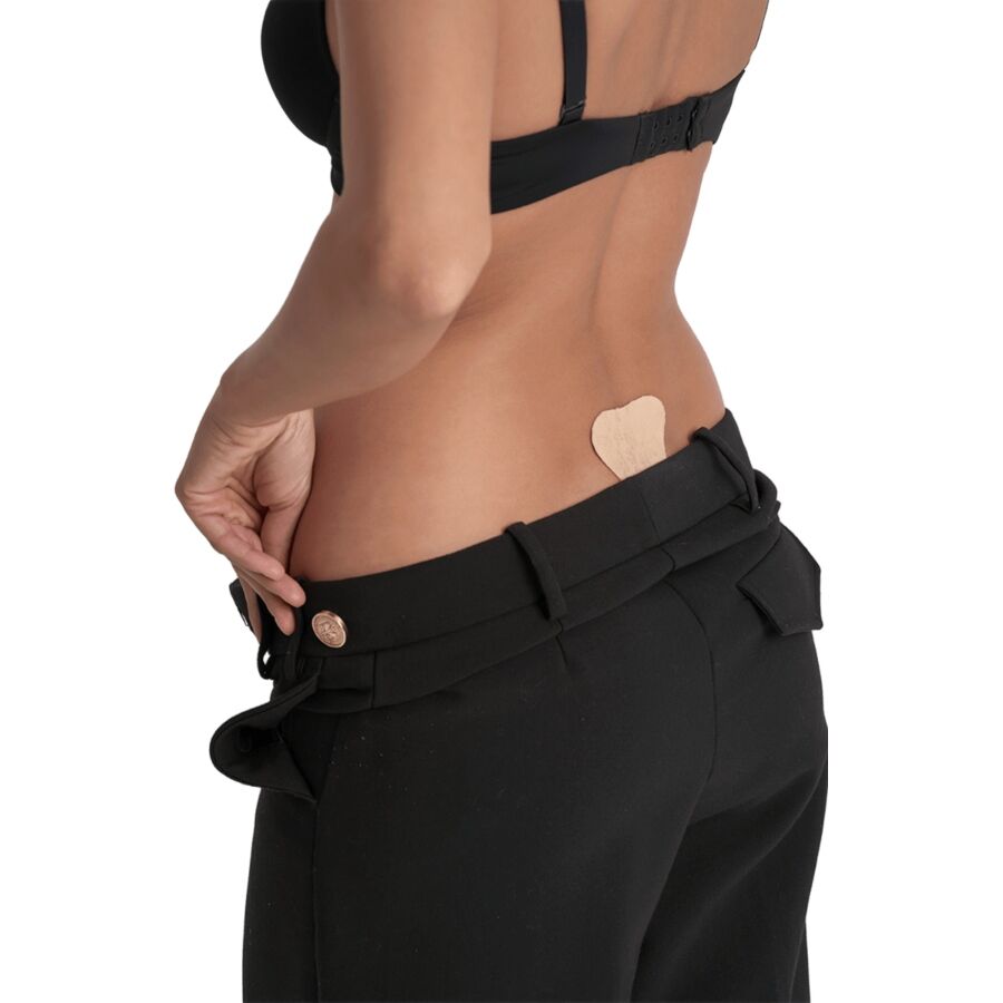 BYE-BRA - TANGA ADHESIVO ENCAJE ÚNICA